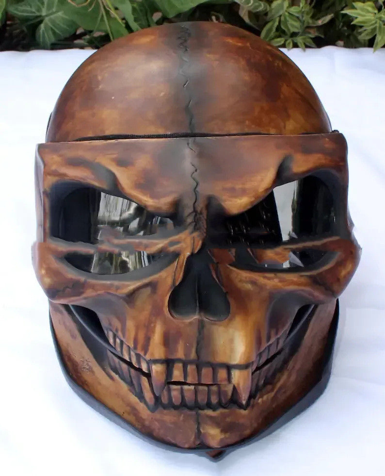 Latex Helmet Halloween Mask in Multiple Colors