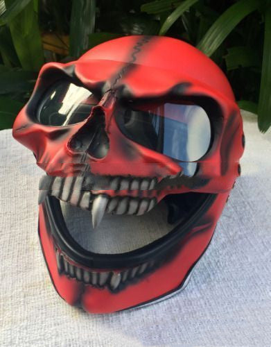 Latex Helmet Halloween Mask in Multiple Colors