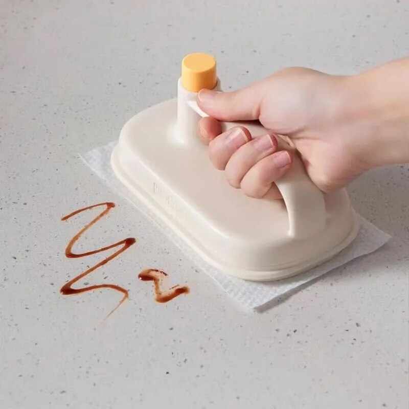 Magic Brush with Disposable Cleaning Rags for Kitchen, Bathroom or Any surface
