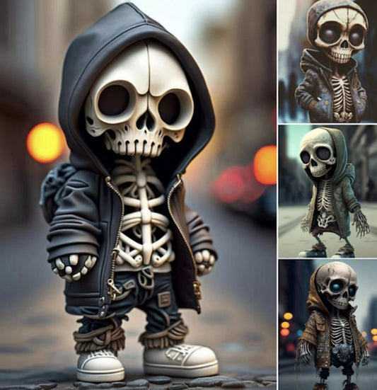 Cool Skeleton Halloween Figurines Decors