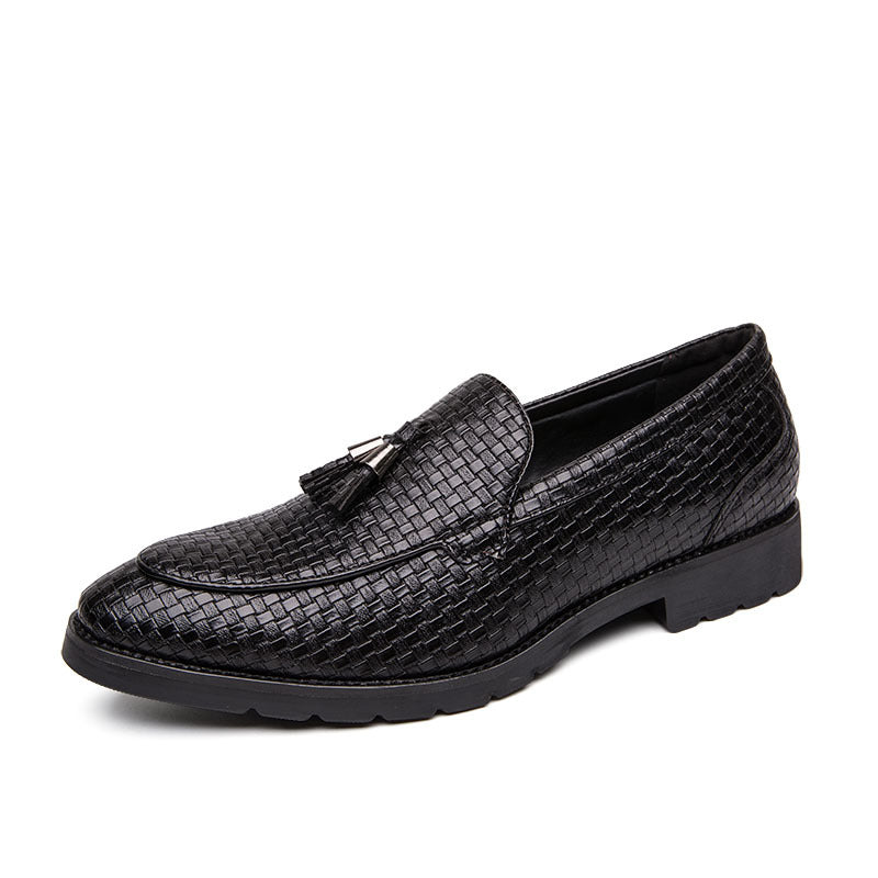 All-Day Comfort Premium Leather Black Shoes in Extended Sizes