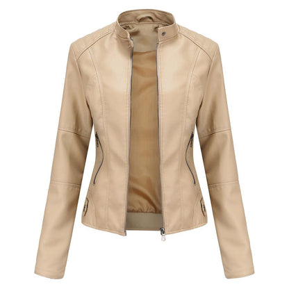 Animal-Friendly Leather Jacket with Size Diversity