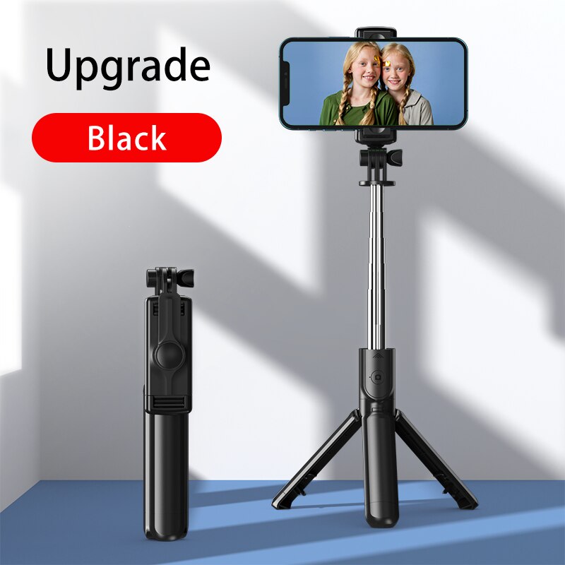Bluetooth Selfie Stick Extendable Monopod with Remote Shutter for iPhone Samsung
