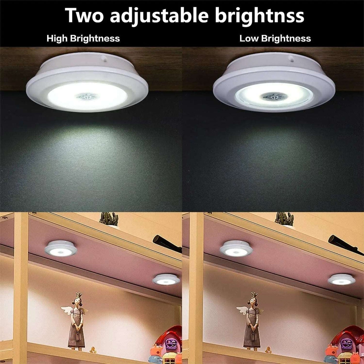 Brighten Every Corner with Under Cabinet LED Lights - Remote Control for Ultimate Convenience