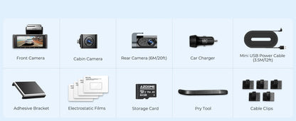 Car dash cam accessories