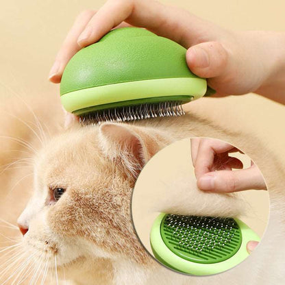 Cat brush hair remover cleaning avocado shaped dog grooming tool pet combs brush stainless steel needle cat accessories at acheckbox