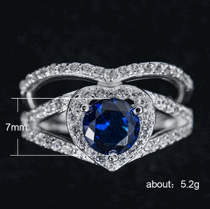Charm in Every Detail Stylish Platinum Ring - Fade-Resistant Brilliance