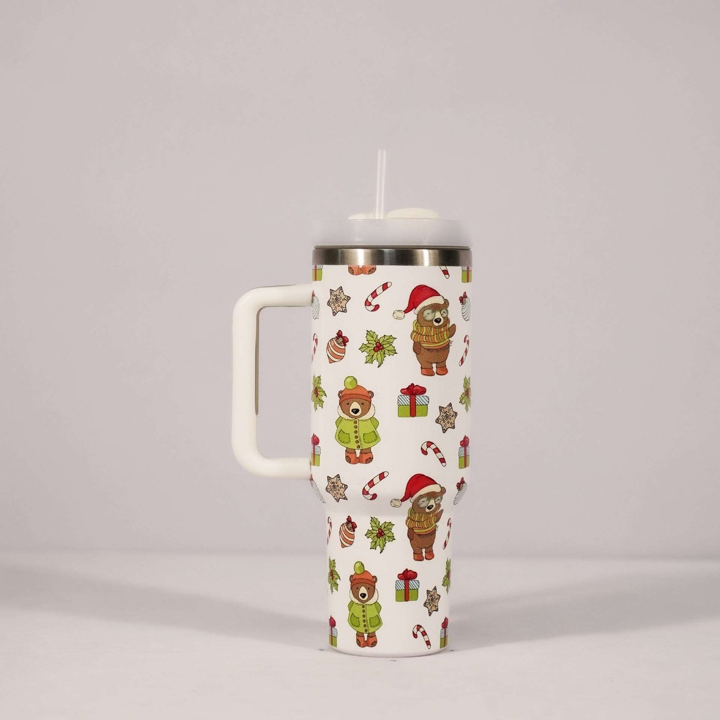 Christmas stainless steel travel mug