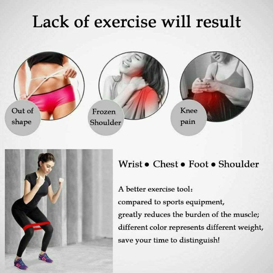 Compact and Powerful Color-coded Stretch Bands for Home Gym Essentials