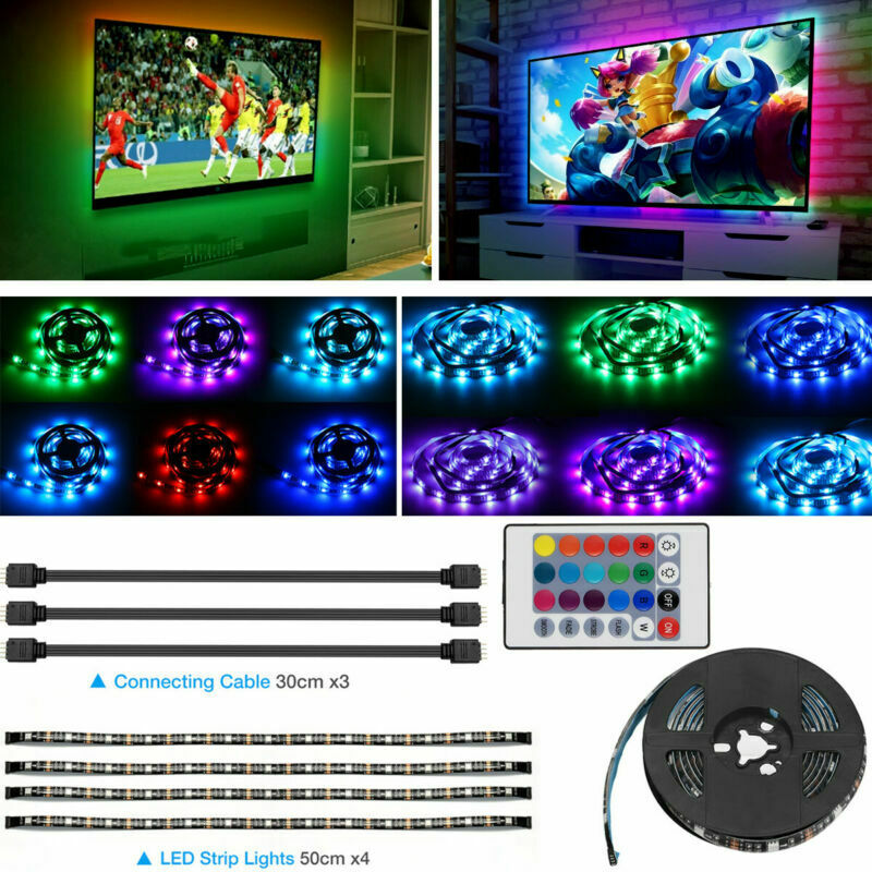 Convenient Control Remote-Controlled LED Lights - Ideal for Home Ambiance