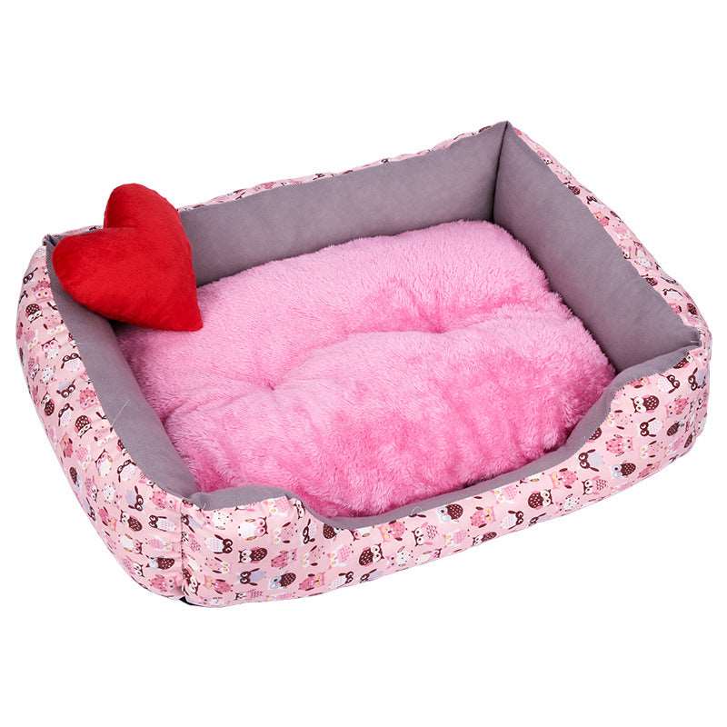 Cozy Comfort Plush Bed - Your Pet's Warm Haven