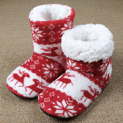 Christmas Indoor Socks Shoes with Non Slip Sole