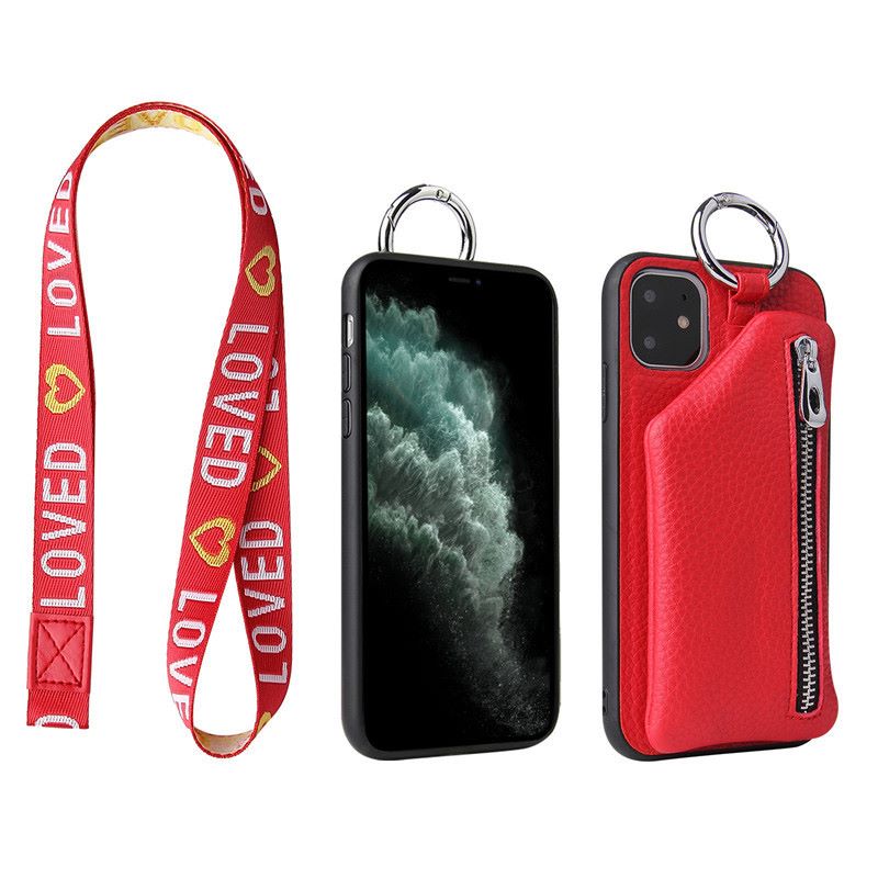 Crossbody Wallet Phone Case with Coin Pocket and Card Slots
