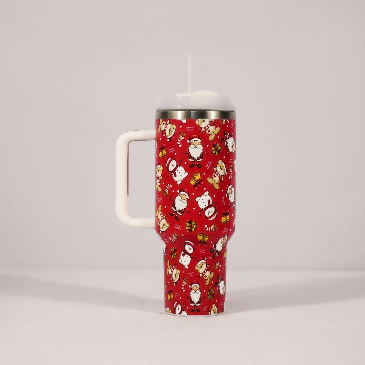 Durable handle travel tumbler