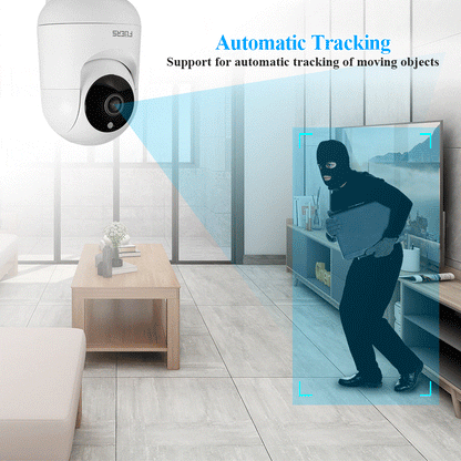 Experience High-Definition Security 3MP IP Camera with Intelligent Alerts, Color Night Vision, and PTZ Tracking