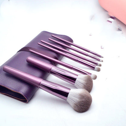 Gentle Touch Makeup Brushes Stylish Purple Makeup Brushes Great Gift Choice Brushes Versatile Makeup Brushes on the go