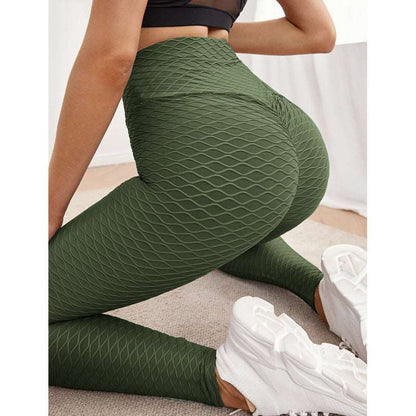 High-Waisted Activewear for Stylish Workouts Dark green