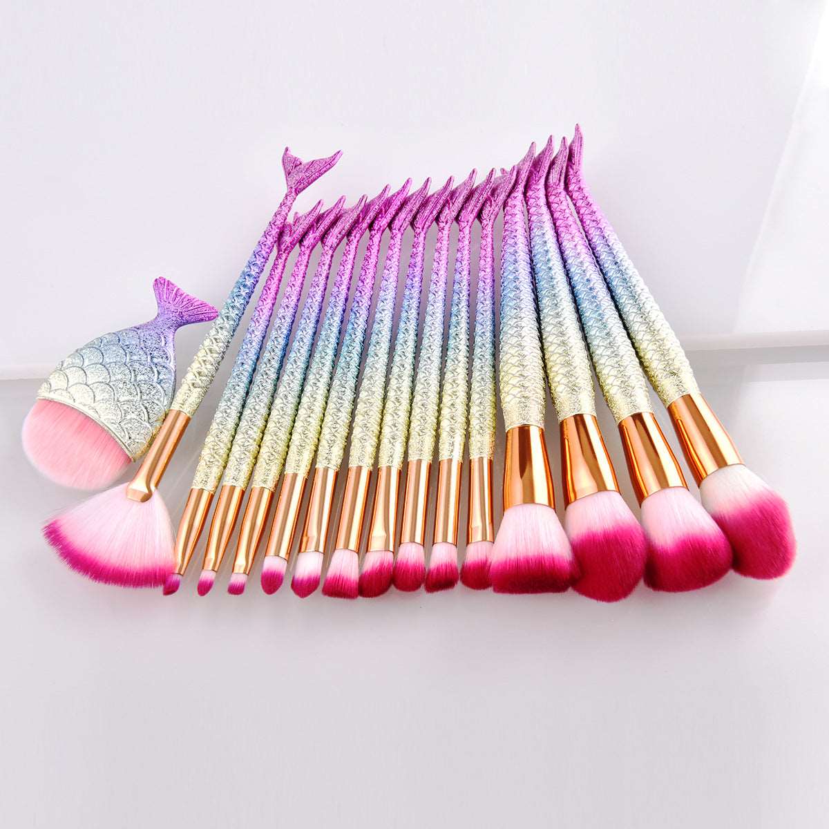 High-quality Aluminum Tubes Brushes Imported Nylon Wool Makeup Brushes Comprehensive Makeup Brush Set