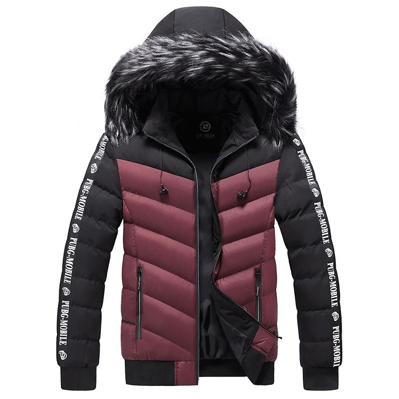 Hooded Cotton-Filled Winter Jacket for Youth
