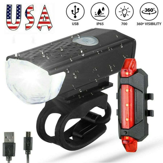 Illuminate Your Path USB Rechargeable Bike Lights for Ultimate Safety