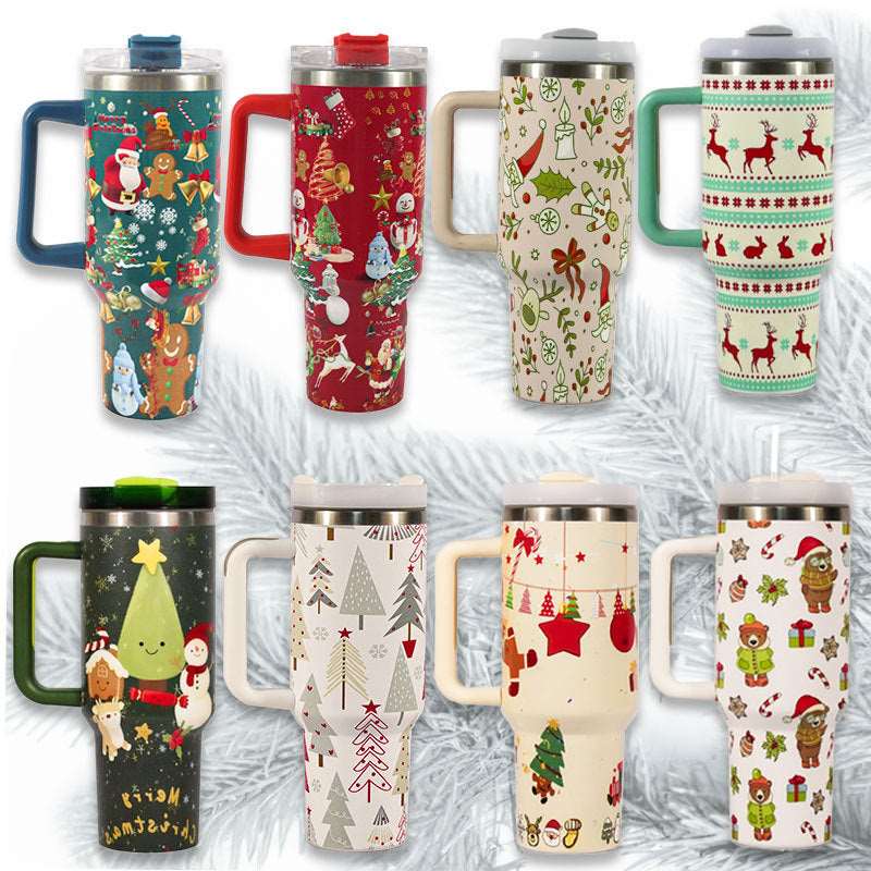 Insulated mug with leakproof lid. perfect gift for christmas thanksgiving black friday halloween all holiday party ocassions at acheckbox