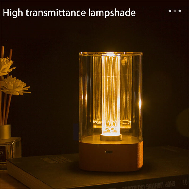 LED Touch Atmosphere Light Adjustable Brightness Lamp
