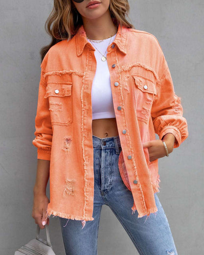 Loose Fit Casual Jacket for Everyday Trendsetting