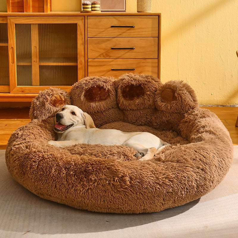 Luxurious Dog Bed with Separation Anxiety Relief