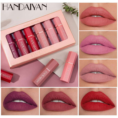 Luxury Matte Lipstick Collection, Matte Lipstick Gift Set, Captivating Lipstick Shades, Enchanting Lip Color Box, Comfortable Non-Stick Lipstick, Exquisite Lipstick Shades, Lipstick Set www.aCheckBox.com