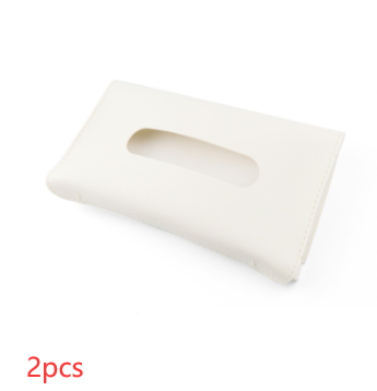 Luxury PU Car Visor Bag Stylish In-Car Paper Towel Holder for Organized Travel