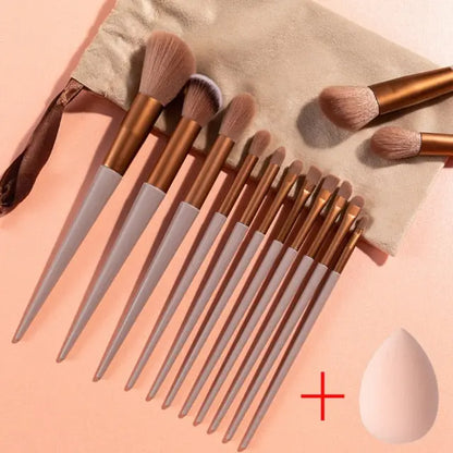 Makeup Brush Set, 13Pcs Beauty Tools, Makeup Concealer Brush, Blush Brush, Loose Powder Brush, Eye Shadow Brush, Highlighter Brush, Foundation Brush, Flawless Makeup Application, www.acheckbox.com