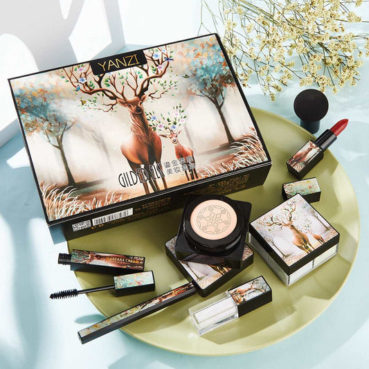 Makeup products Gift Box Cosmetics make up for daily use Cream Concealer birthdays Party Christmas cosmetic Kit gift, Elk Set Compilation, Path to Radiant Glamour,
