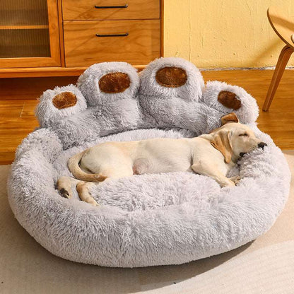 Modern Pet Bed with Head and Neck Support for Cats and Dogs
