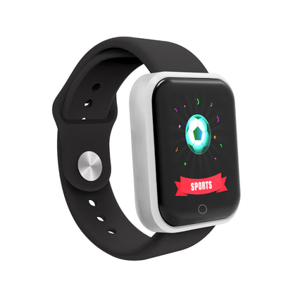 Modern Square Dial Fitness Tracker Motion Detection and Photo Function