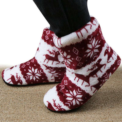 Christmas Indoor Socks Shoes with Non Slip Sole