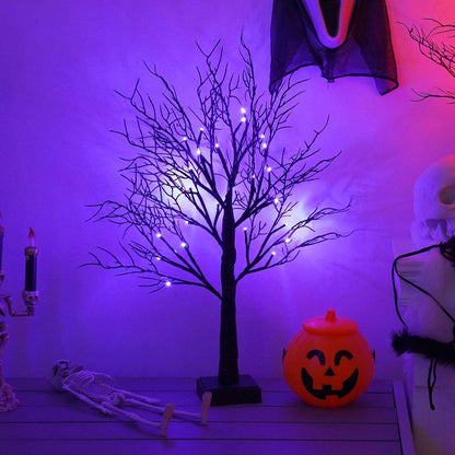 LED Simulation Tree Halloween Decoration Lights