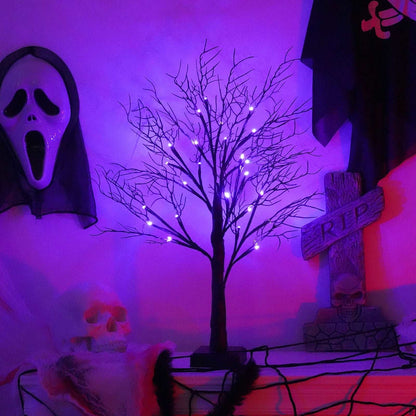 LED Simulation Tree Halloween Decoration Lights