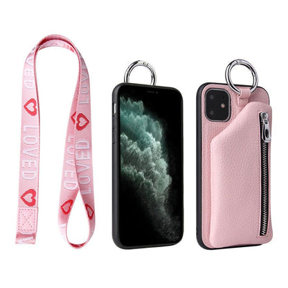 PU Leather Phone Holder with Crossbody Lanyard for Fashion-Forward Convenience