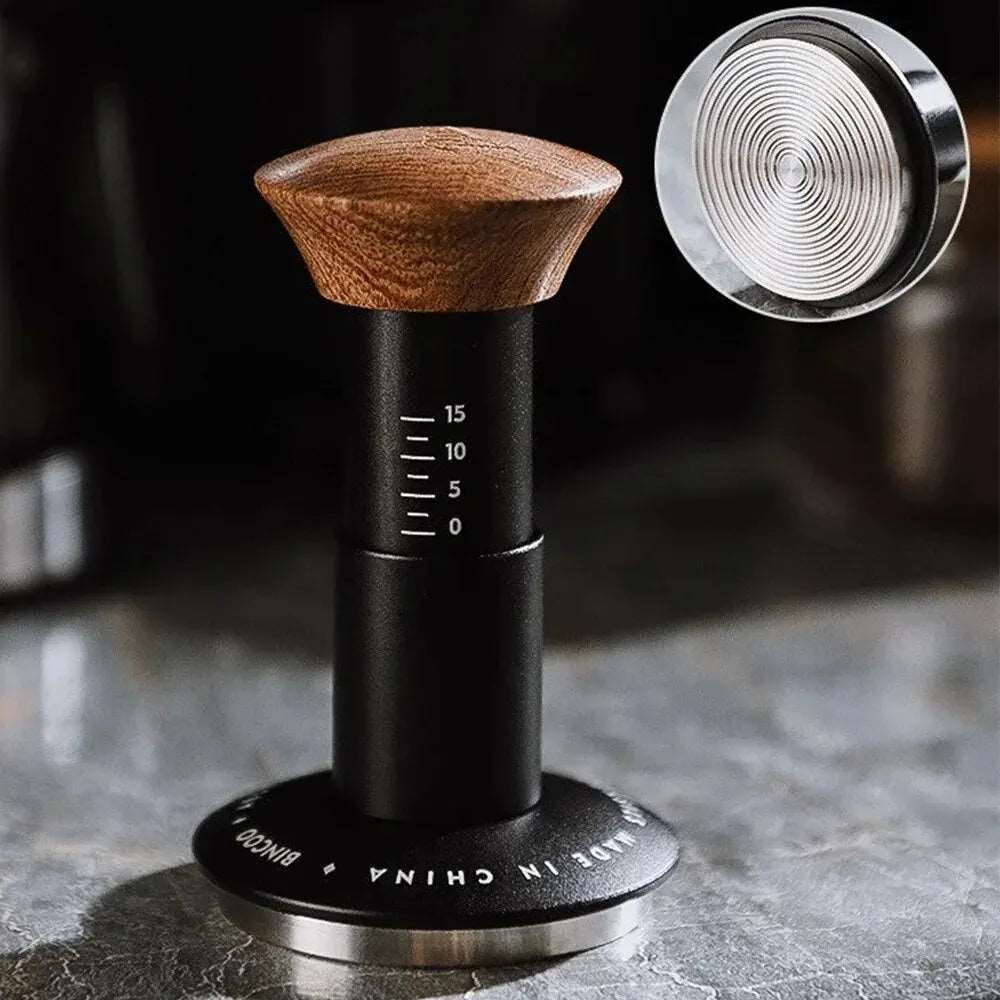 Professional 51mm Metal Coffee Tamper Exquisite Craftsmanship, Dual-Sided Design