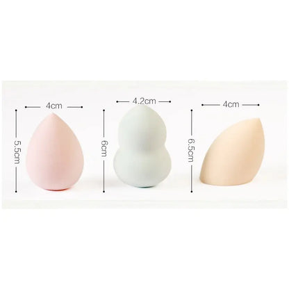 Resilient cosmetic sponge set, Flawless and natural look sponge, Precision makeup blending tool, Beauty collection essential sponge.