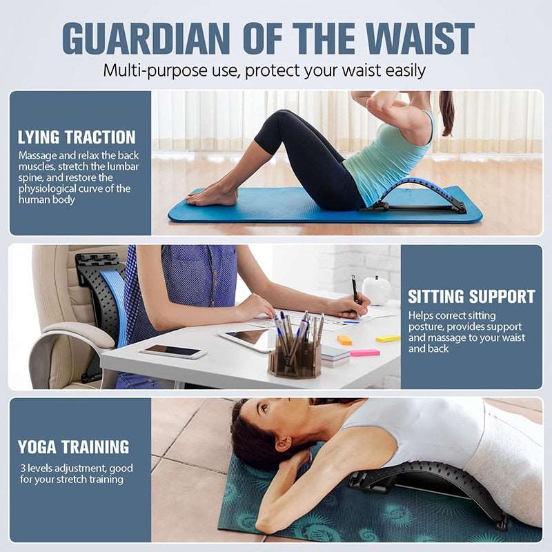 Revolutionize Your Wellness Multi-Level Spine Stretching Massager