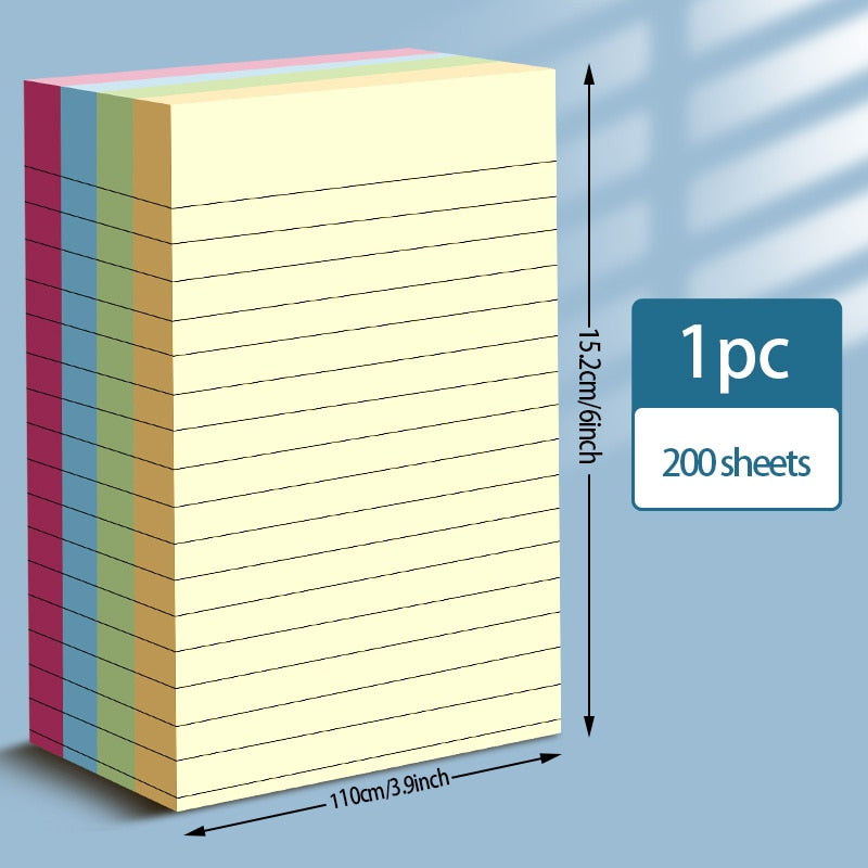 Best Selling 200 Sheets Lined Sticky Notes