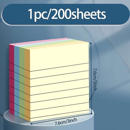 200 Sheets Lined Sticky Notes