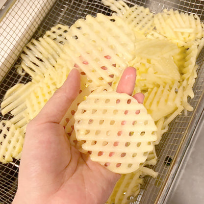 Potato Slicer Grid Artifact for Culinary Magic