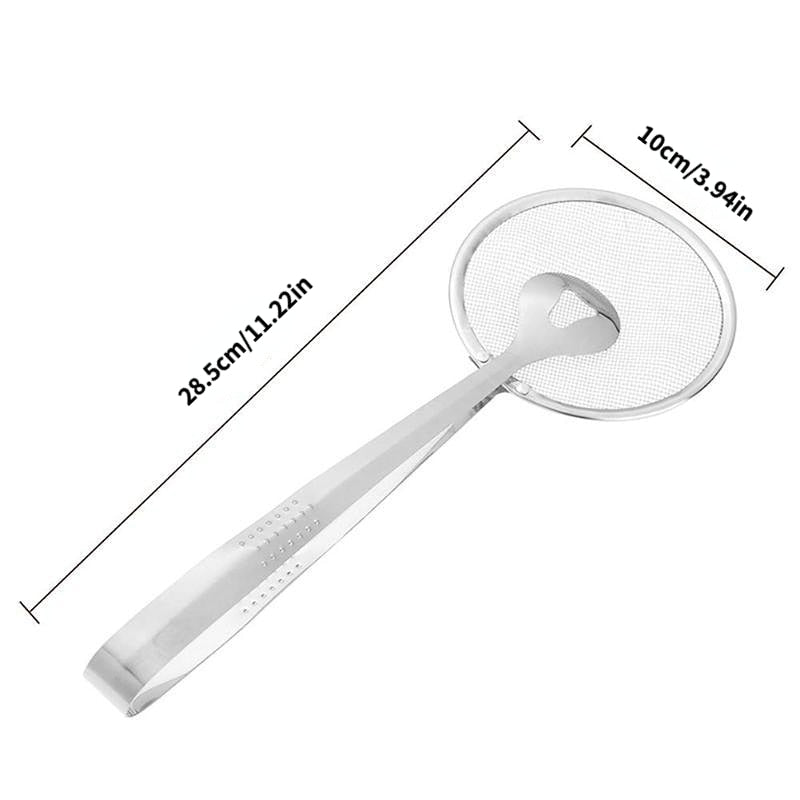 Stainless Steel Oil Scoop and Strainer