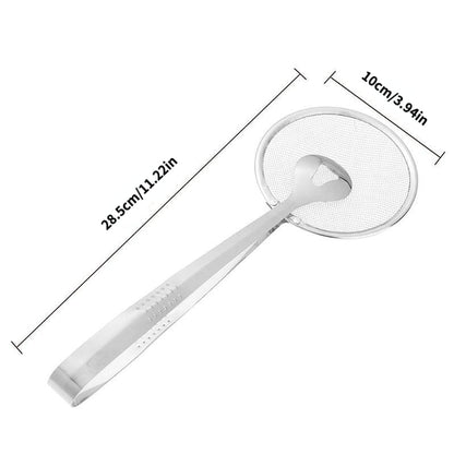 Stainless Steel Oil Scoop and Strainer