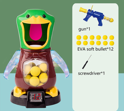 Kid's Hungry Duck Shooting Toy Game