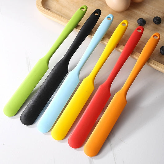 Silicone Long Scraper Color Cream Long Knife Scraper Cake Making Small Accessories Silicon Spatula Baking Tools for Cakes at acheckbox