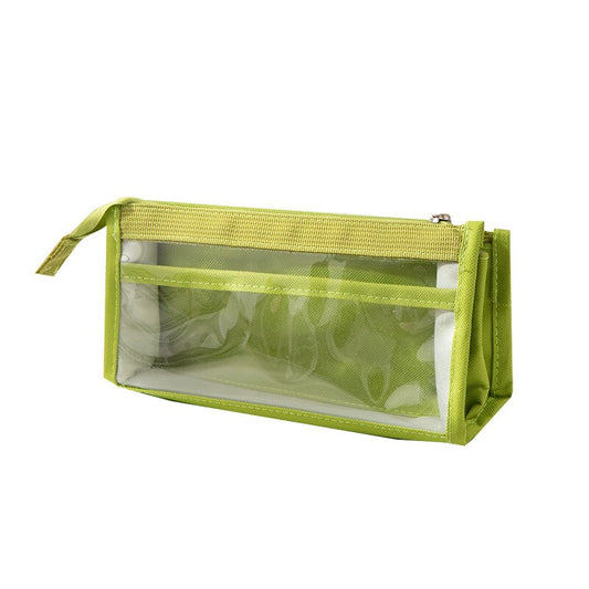 Six Layer Large Capacity Pencil Case Stationery Supplies High Appearance Transparent PVC Storage Stationery Bag at acheckbox