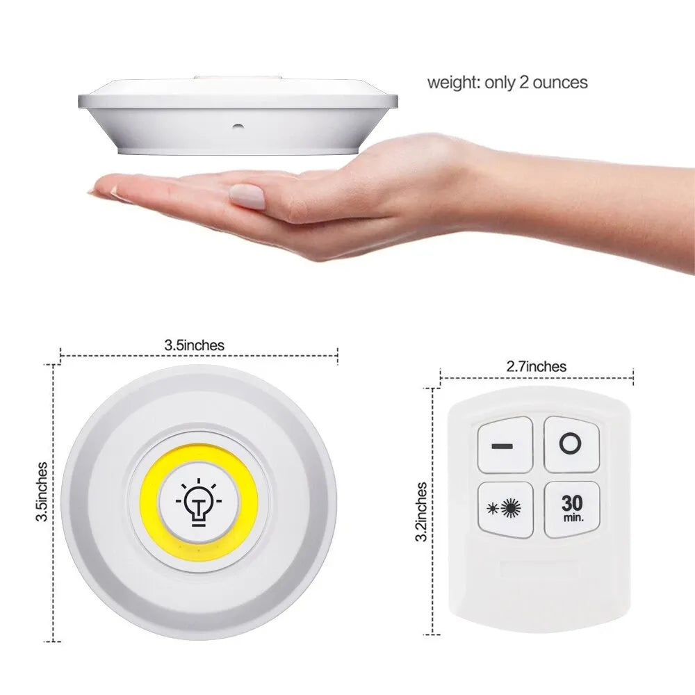 Smart Home Lighting Control - Enhance Your Space with Compact, Easy-to-Install Disc Lights